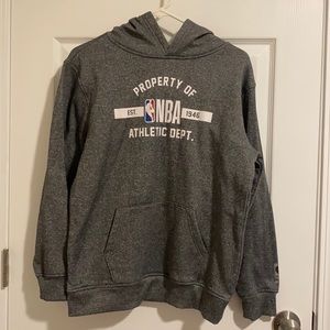 Boys NBA Net-Dry Gray Hoodie